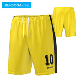 STRIDE SHORTS 7 - YELLOW